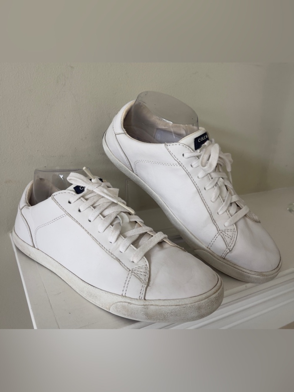 Cole Haan Women’s White Grand Crosscourt Leather Sneaker. Size 8.5 EUC - Picture 5 of 10
